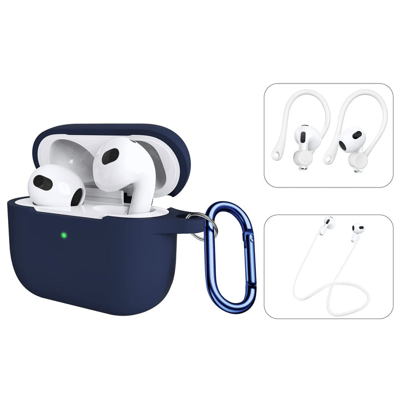 SaharaCase - Liquid Silicone Case - for Apple AirPods 3 - Dark Blue