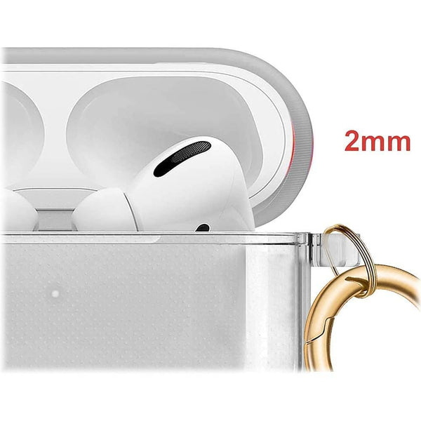 SaharaCase - Hybrid Flex Series Case for Apple AirPods 3 (3rd Generation) - Transparent Black