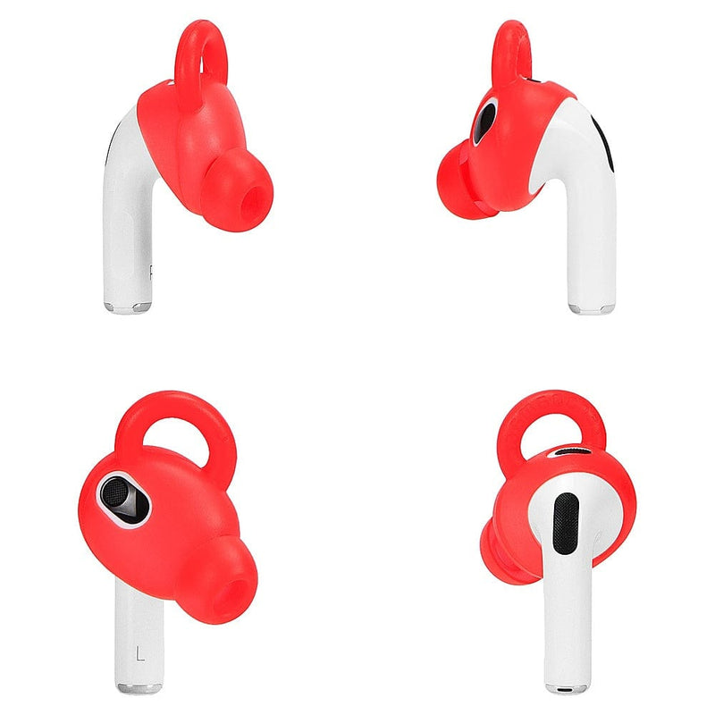 SaharaCase - Silicone Accessories Kit for Apple AirPods 3 (3rd Generation) - Red