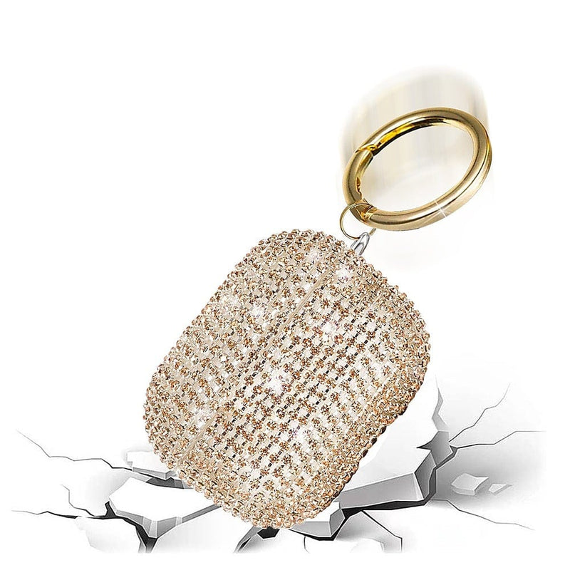 SaharaCase - Rhinestone Case for Apple AirPods 3 (3rd Generation) - Gold