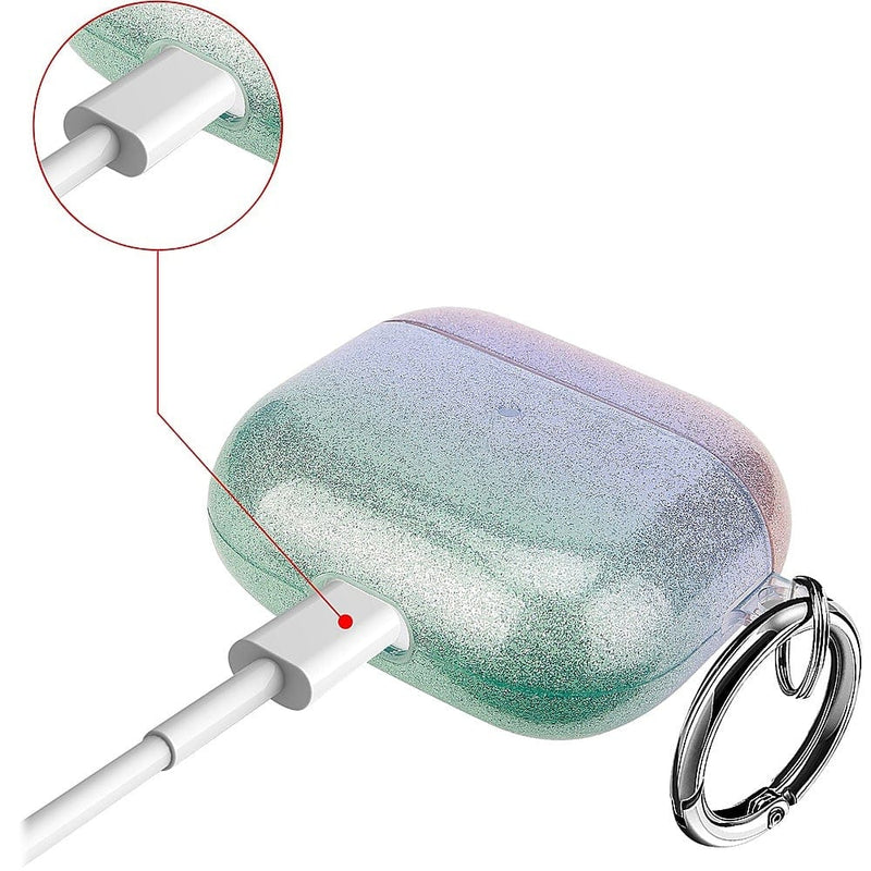 SaharaCase - Sparkle Series Case for Apple AirPods 3 (3rd Generation) - Blue/Green