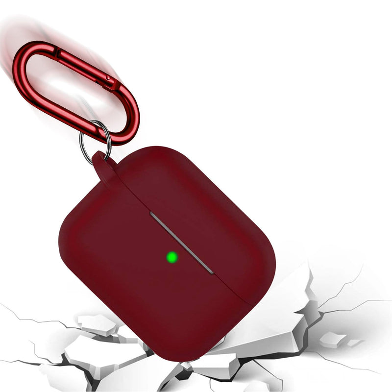 SaharaCase - Liquid Silicone Case - for Apple AirPods 3 - Burgundy
