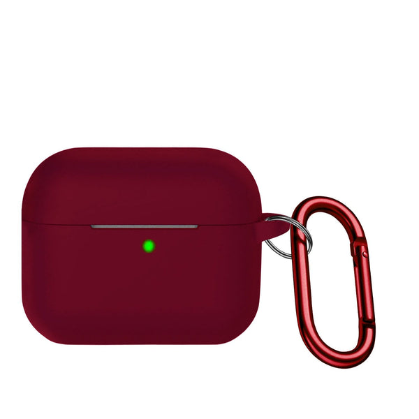 SaharaCase - Liquid Silicone Case - for Apple AirPods 3 - Burgundy