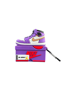 Air Jordan 1 High Sneaker Airpods Case Purple