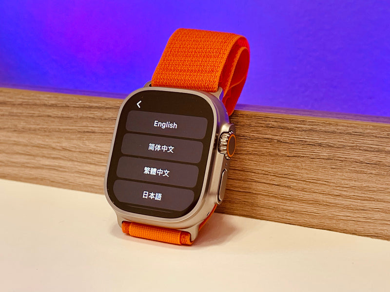 Apple Watch Ultra (49mm, Titanium Case with Orange Alpine Loop, GPS + Cell) - Pre Owned / 3 Month Warranty