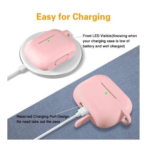 Case Kit for Apple AirPods Pro (1st Generation) - Pink Rose