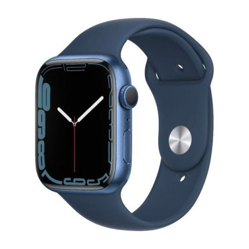Apple Watch Series 7 (45mm, Blue Aluminium with Abyss Blue Sports Band, GPS) - Pre Owned / 3 Month Warranty