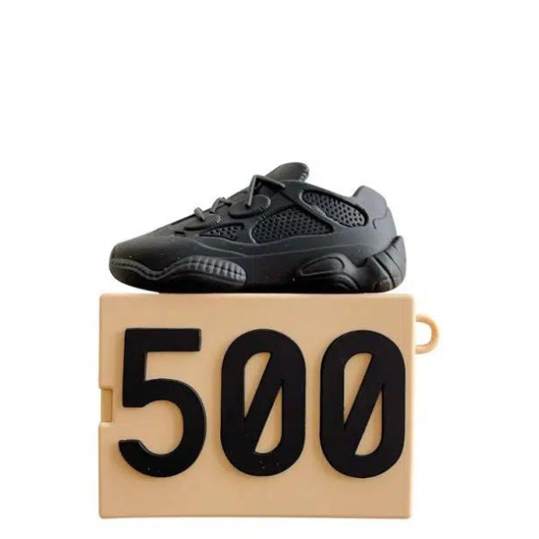 Yeezy 500 black Airpods Case