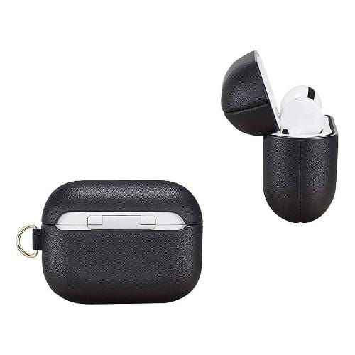 Leather Case for Apple AirPods Pro (1st Generation) - Black
