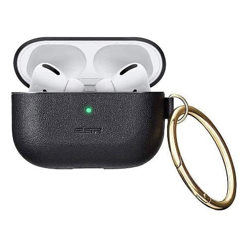 Leather Case for Apple AirPods Pro (1st Generation) - Black