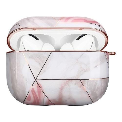 Luxury Marble Case for Apple AirPods Pro (1st Generation) - Rose Gold