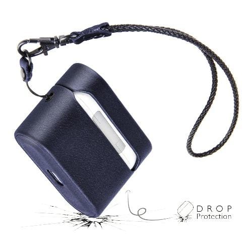 Retro Leather Case for Apple AirPods Pro (1st Generation) - Blue