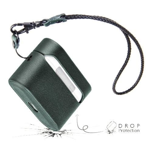 Retro Leather Case for Apple AirPods Pro (1st Generation) - Royal Green