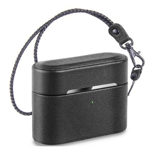 Retro Leather Case for Apple AirPods Pro (1st Generation) - Black