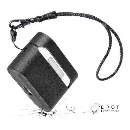 Retro Leather Case for Apple AirPods Pro (1st Generation) - Black