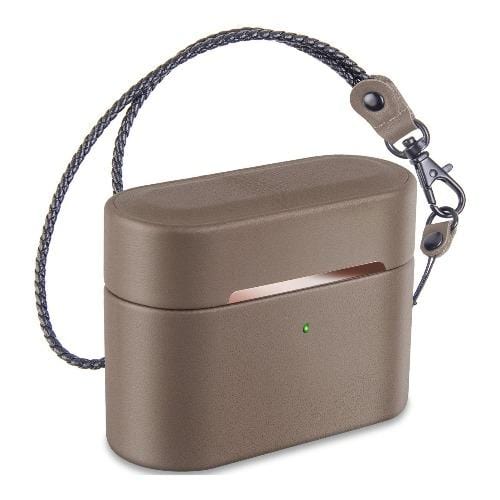 Retro Leather Case for Apple AirPods Pro (1st Generation) - Sky Gray