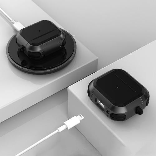 SaharaCase - Armor Series Case for Apple AirPods (3rd Generation) - Black