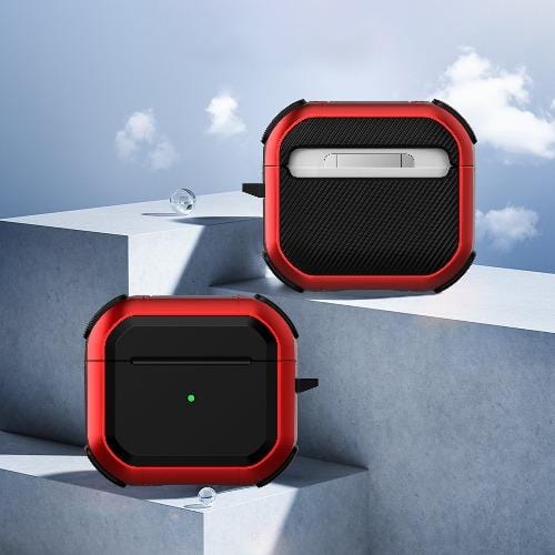 SaharaCase - Armor Series Case for Apple AirPods (3rd Generation) - Red