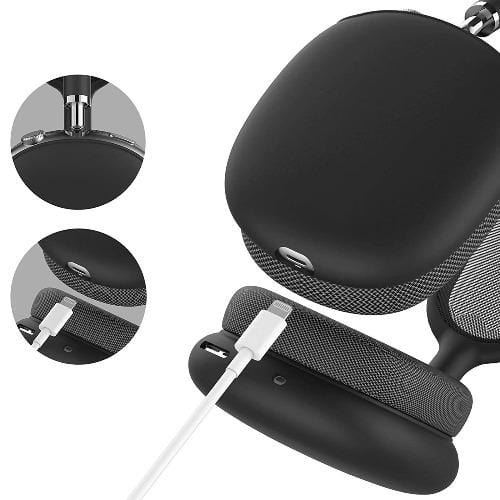 SaharaCase - Liquid Silicone Cover Case - for Apple AirPods Max - Black
