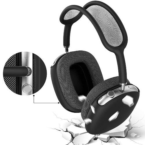 SaharaCase - Liquid Silicone Cover Case - for Apple AirPods Max - Black