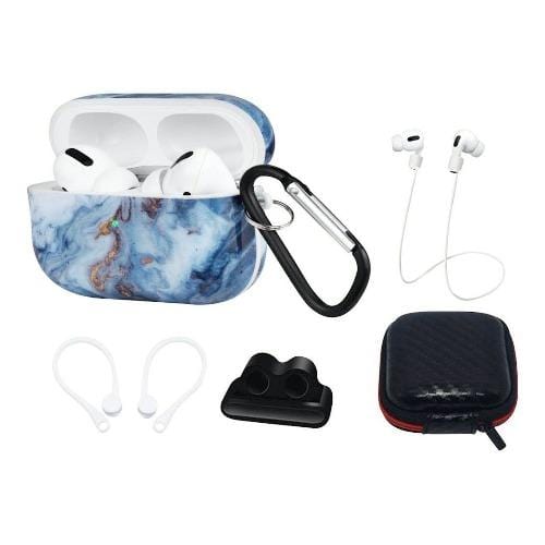 Marble Case for Apple AirPods Pro (1st Generation) - Blue