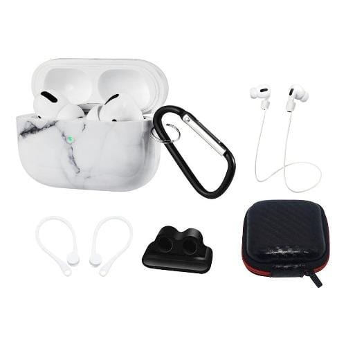 Marble Case for Apple AirPods Pro (1st Generation) - White