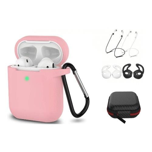 Pink AirPods 1st and 2nd Gen (2019) Case - Silicone Case Kit